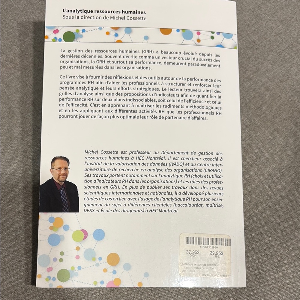 L'Analytique Ressources Humaines par Miche Cossette - Picture 2 of 10